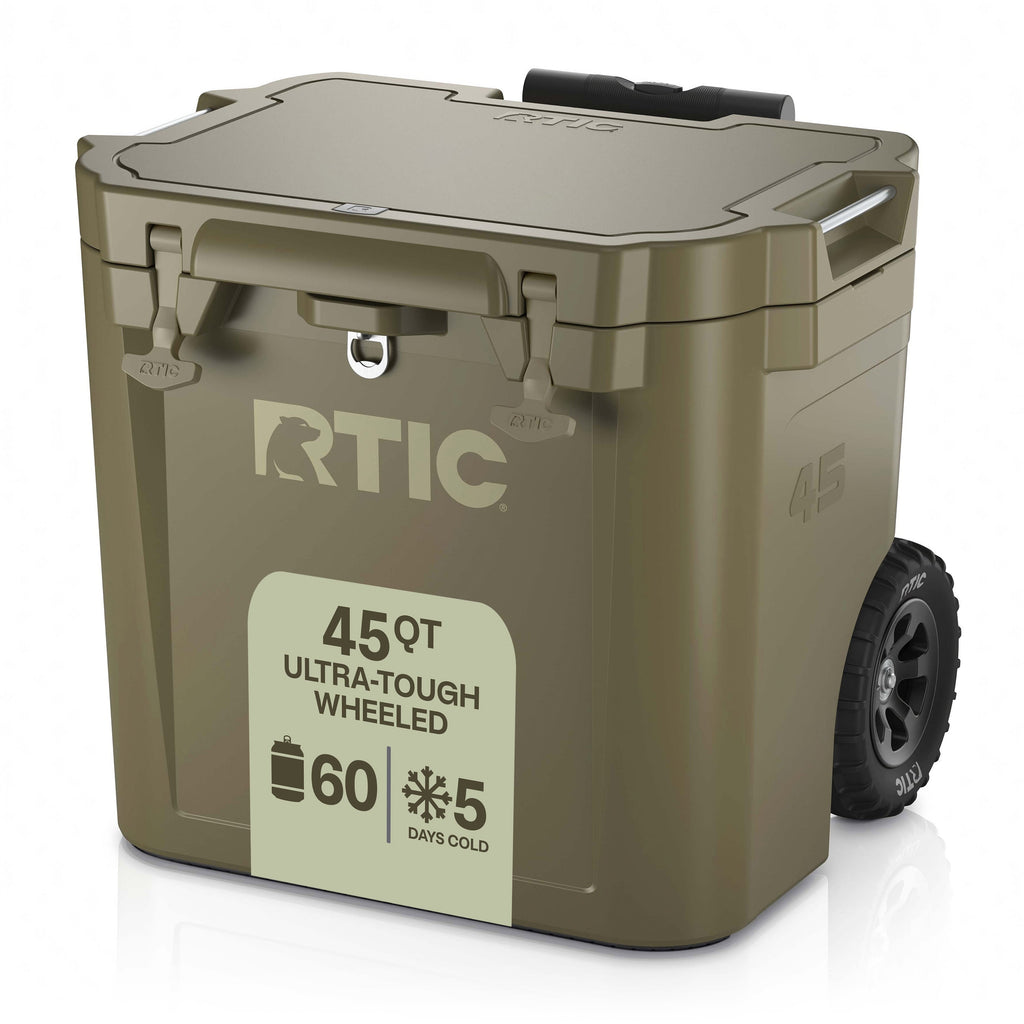 45 QT Ultra-Tough Wheeled Cooler